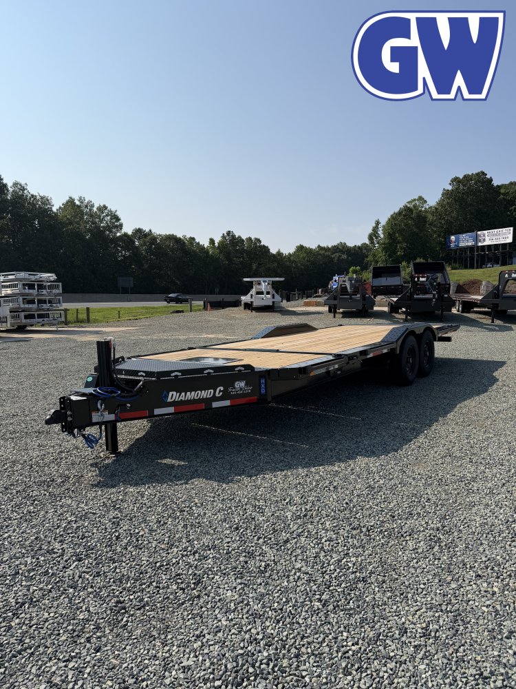 2026 Diamond C HXD Tilt Trailer 102x22 15.5K GVWR Black