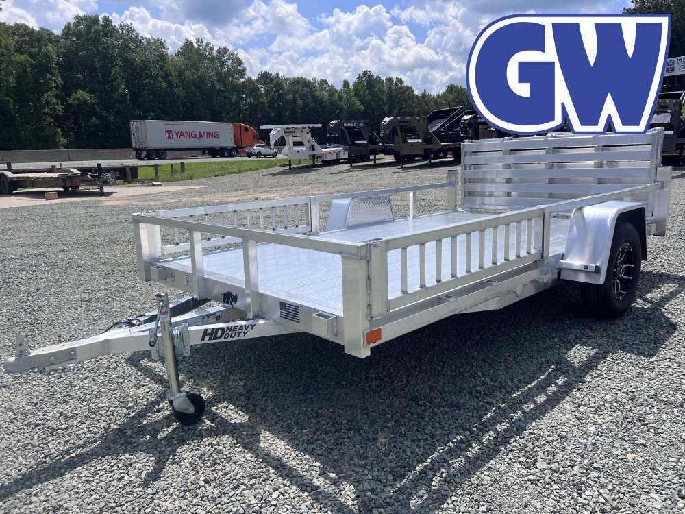 2027 Black Rhino LSS712A Utility Trailer 7x12 SA 2990 GVWR