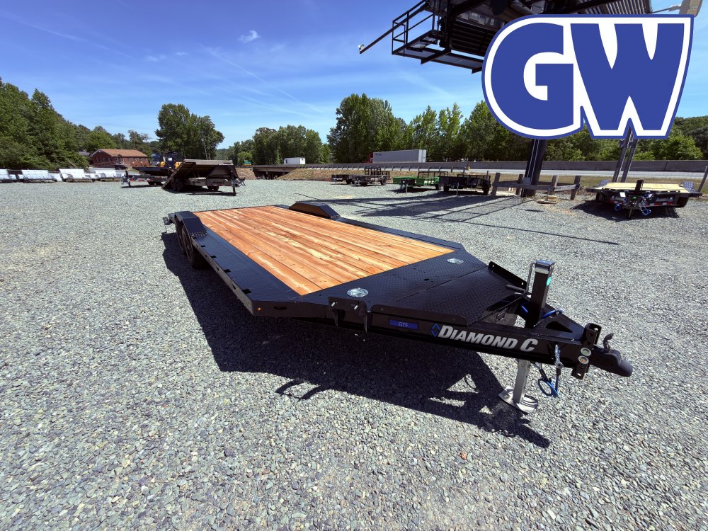 2026 Diamond C GTF Car Hauler 83x20 9,890 GVWR Black