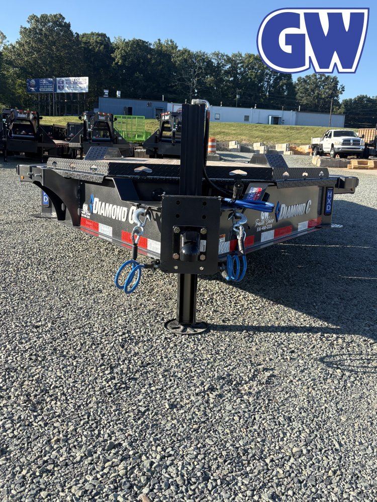 2026 Diamond C HXD Tilt Trailer 102x22 18K GVWR Metallic Gray