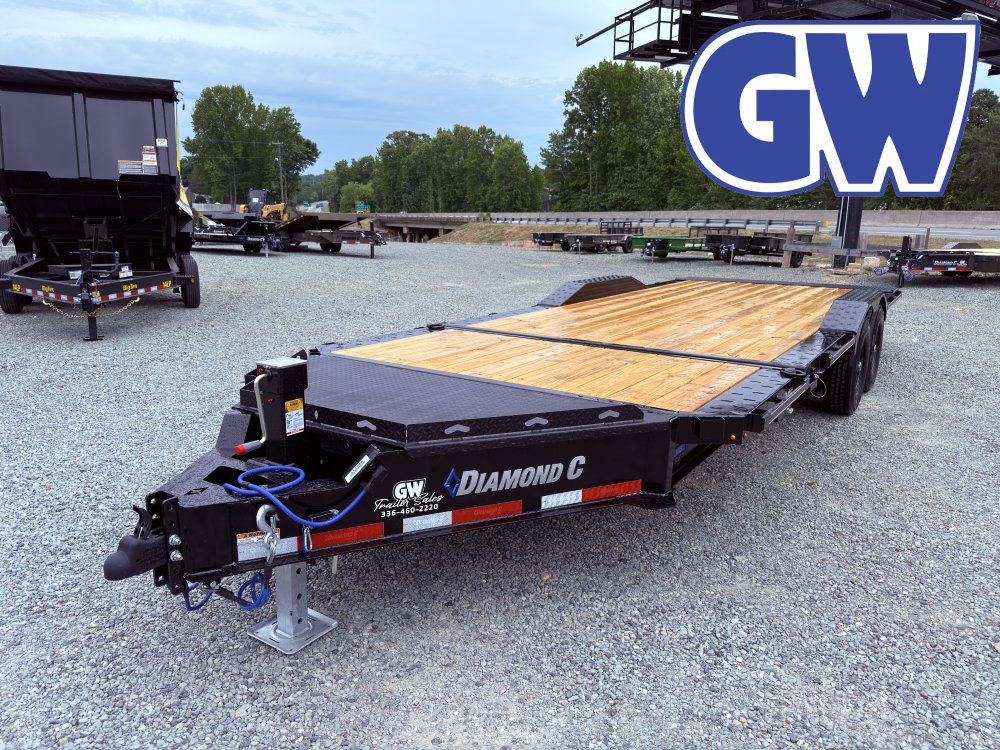 2026 Diamond C HXD Tilt 102x22 15.5K GVWR Black