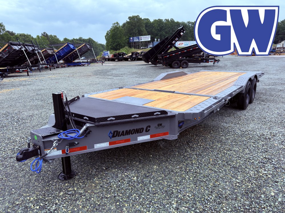 2026 Diamond C Tilt HXD 208 102X22 18K GVWR Cement Gray