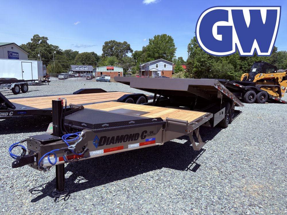 2026 Diamond C Deck Over Tilt DET 102X24 23K GVWR Mocha