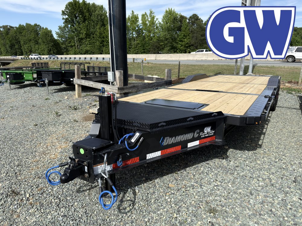 2026 Diamond C HXD Tilt Trailer 102x24 23K GVWR Metallic Gray