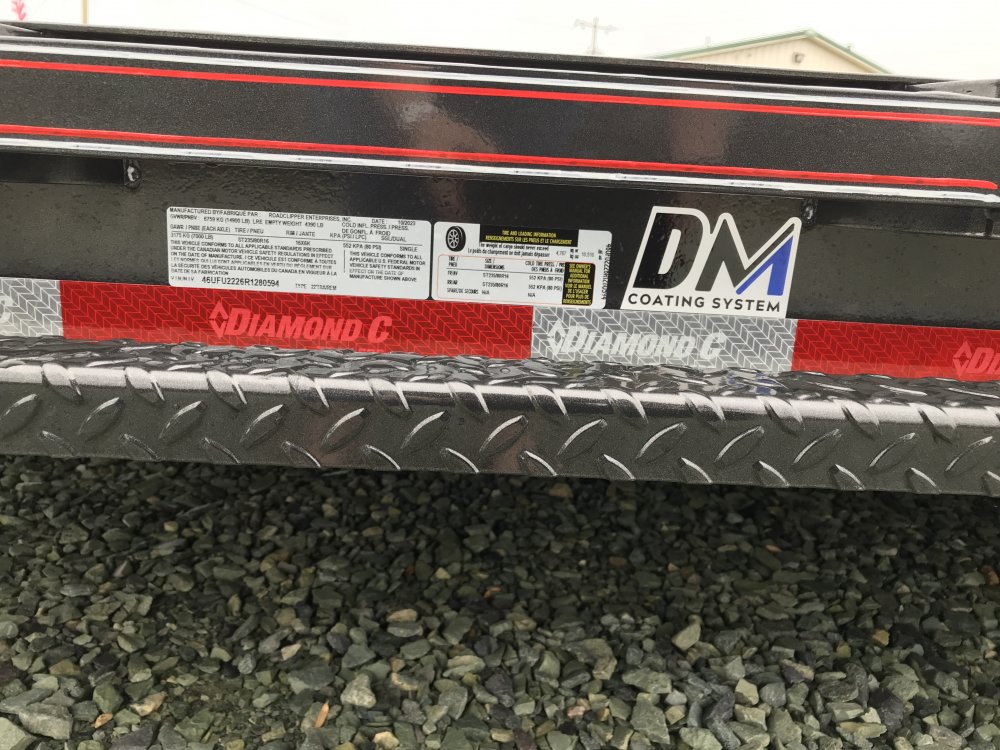 82x22 Diamond C Tilt Trailer DIAMOND C HDT207 TILT 22X82 GRAY