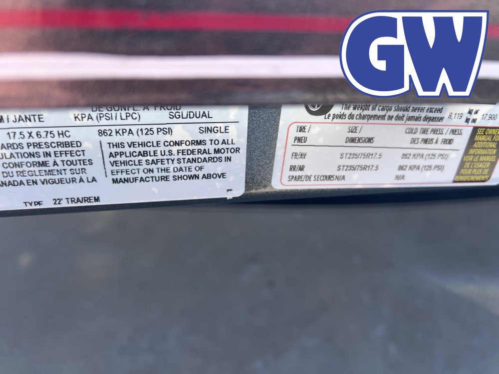 2027 Diamond C HXD Tilt Trailer 102x22 23K GVWR Metallic Gray