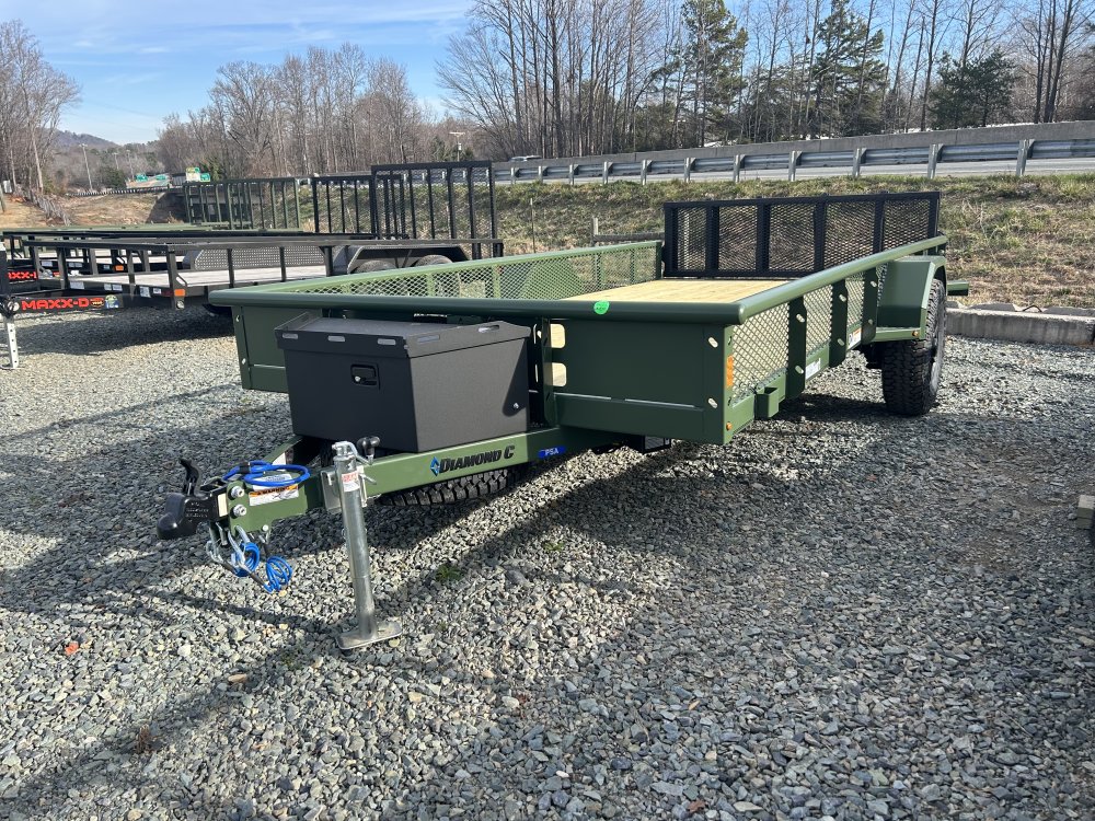 2026 Diamond C PSA 83x14 6K GVWR Military Green