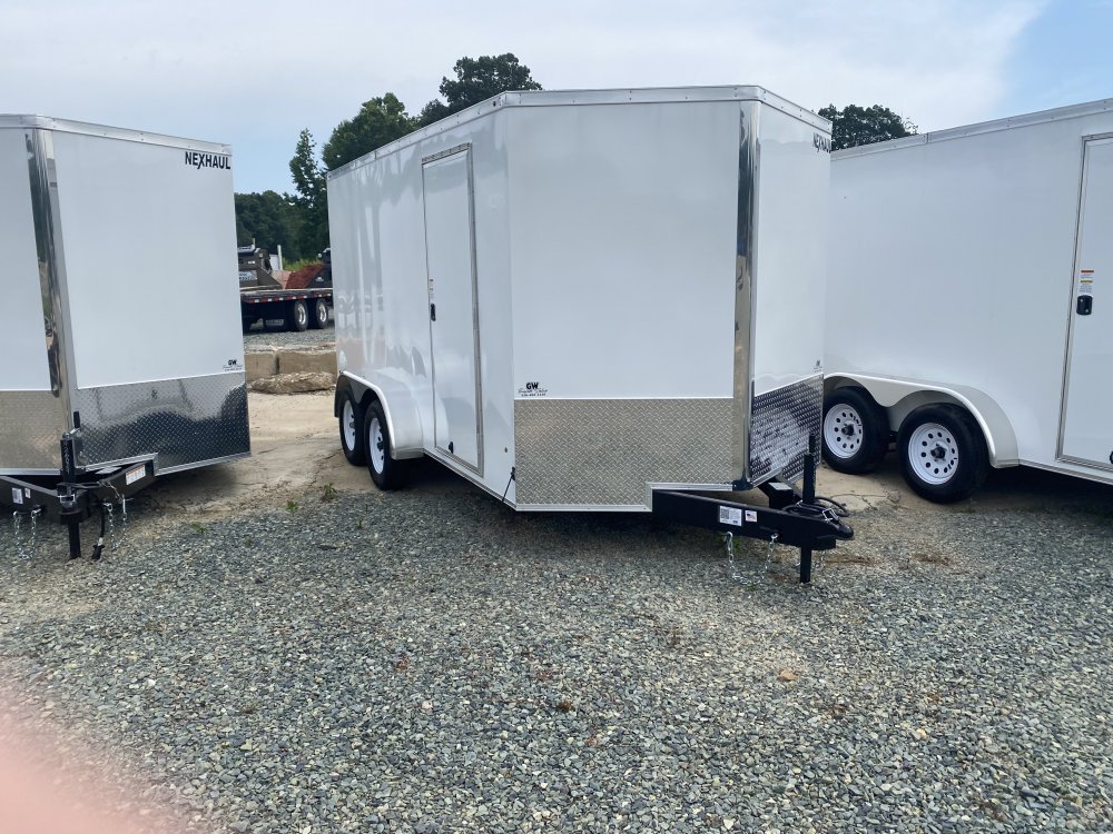 83x14 Nexhaul Enclosed Cargo Nexhaul 7x14 Enclosed Cargo Trailer 7K GVWR White