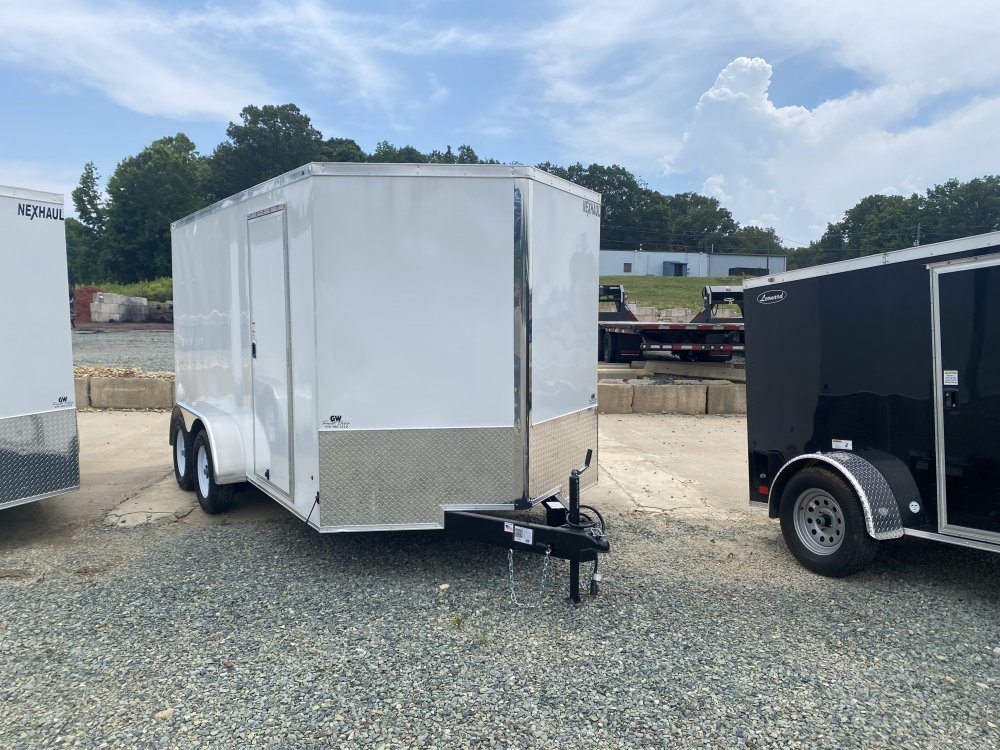 83x14 Nexhaul Enclosed Cargo Nexhaul 7x14 Enclosed Cargo Trailer 7K GVWR White