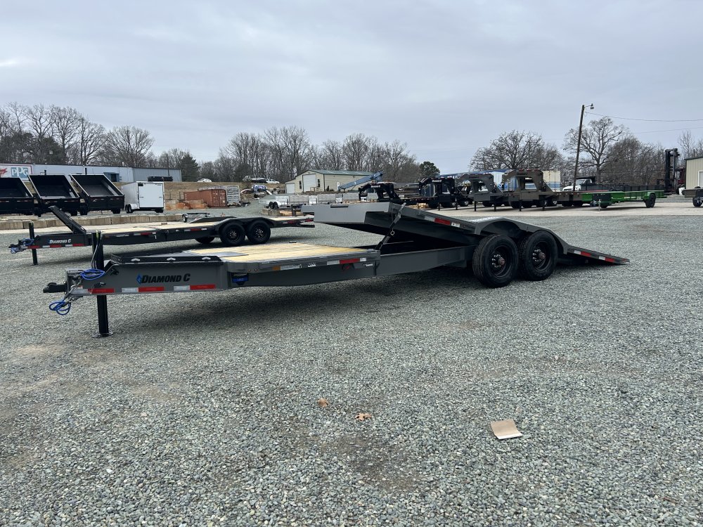 2026 Diamond C HXD Tilt Trailer 23KGVWR Cement Gray 102X24