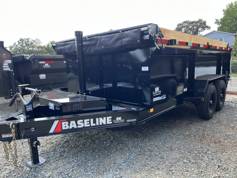 82x14 Baseline Dump Baseline by Diamond C 82x14 14K GVWR Dump Black