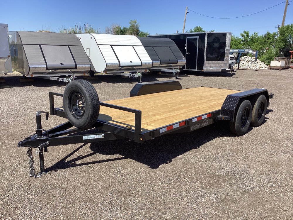 2026 K & S Fabrication, LLC 7'x16' Flatbed Car Hauler