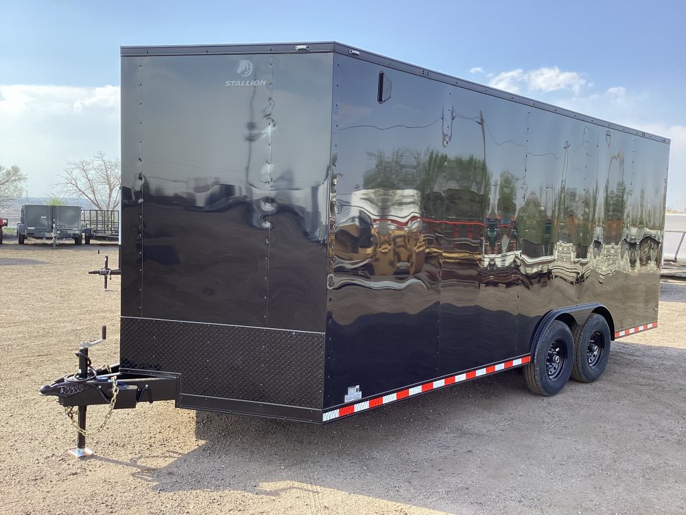 8' 6"x20' STALLION Enclosed Car Hauler
