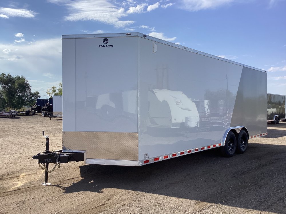 8' 6"x24' STALLION Enclosed Car Hauler