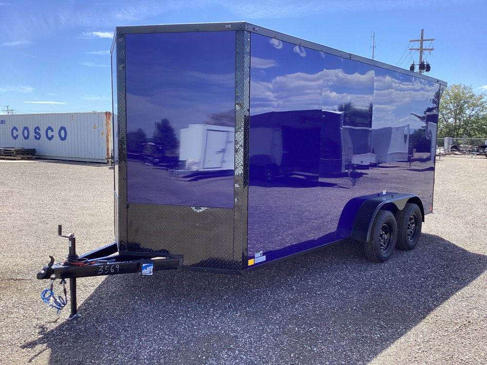 2026 SAWYER 7'x16' Enclosed Cargo