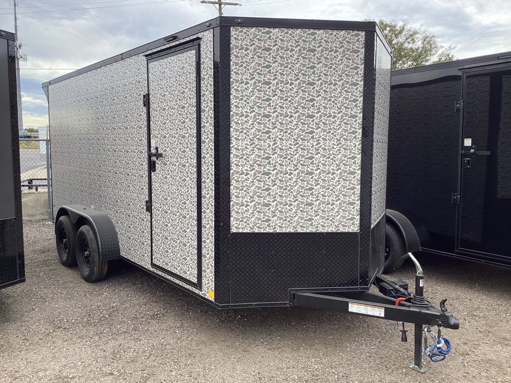 2027 SAWYER 7'x16' Enclosed Cargo
