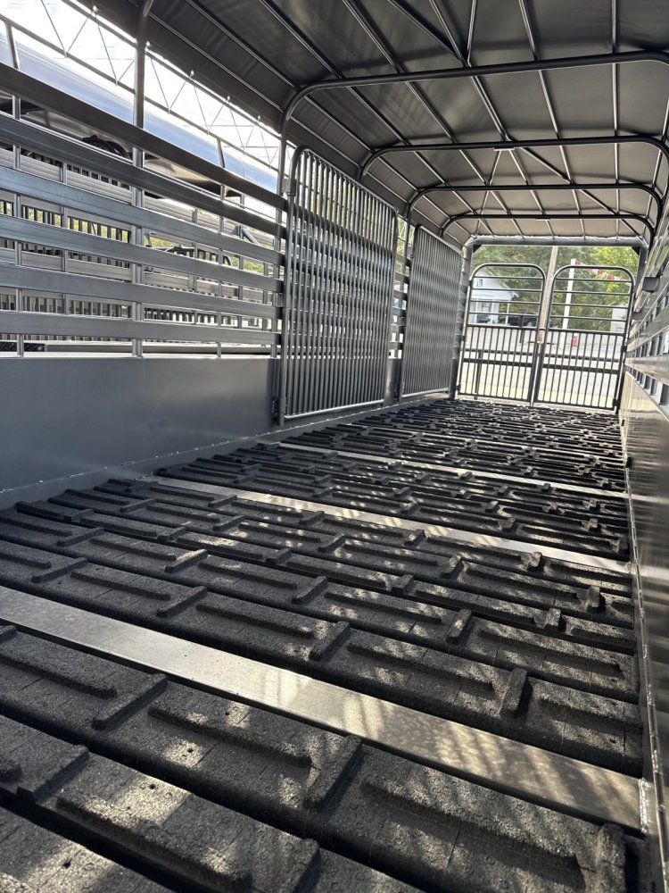 2026 Good Guys 28' Tarp Top Stock Trailer