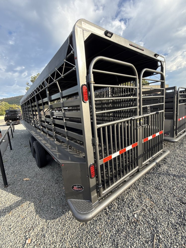 2026 Good Guys 28' Tarp Top Stock Trailer