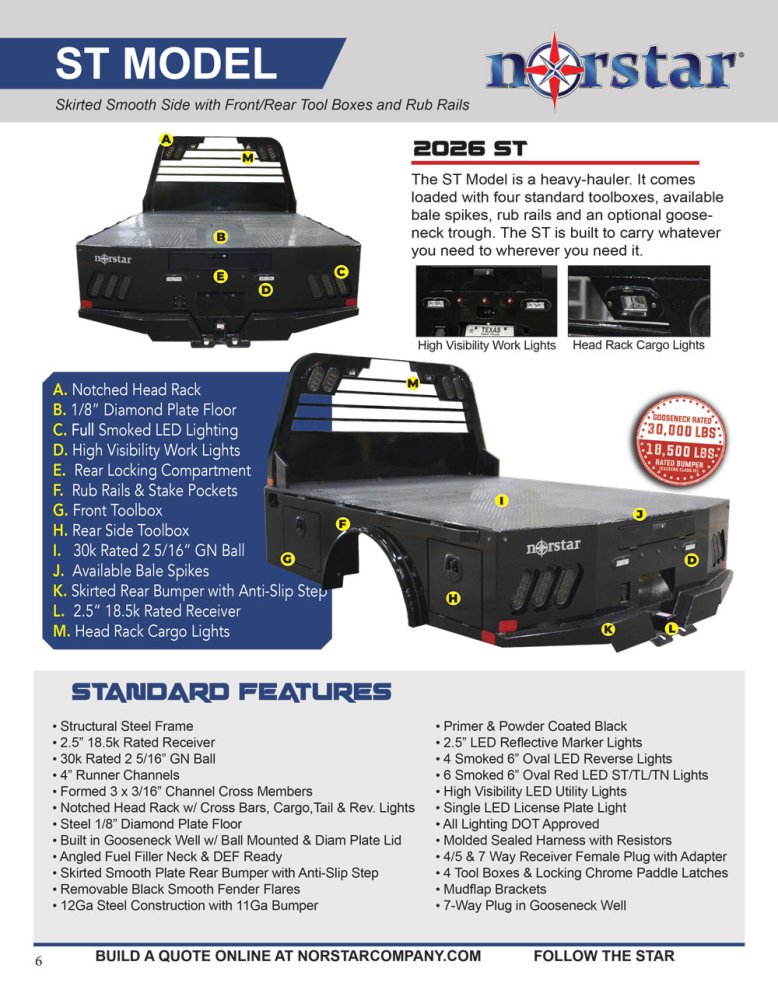 Norstar Truck Bed ST 84 84 42 NS7066