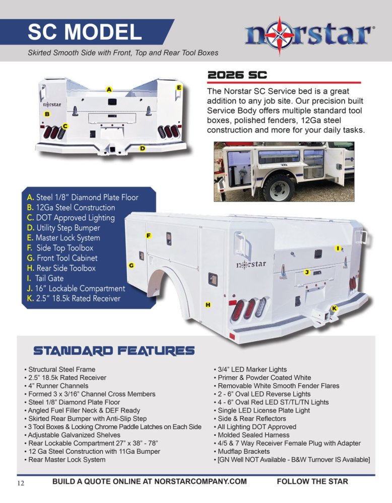 Norstar Truck Bed SC 94 90 60 NS3540