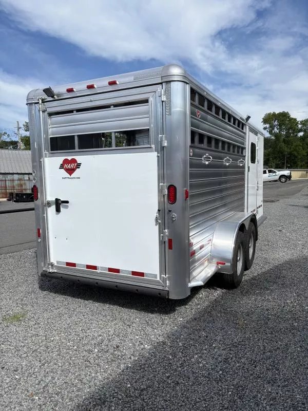 2026 Hart Trailers 3 Horse Solution GN Stock / Stock Combo Trailer