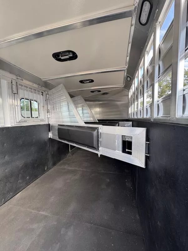 2026 Hart Trailers 3 Horse Solution GN Stock / Stock Combo Trailer