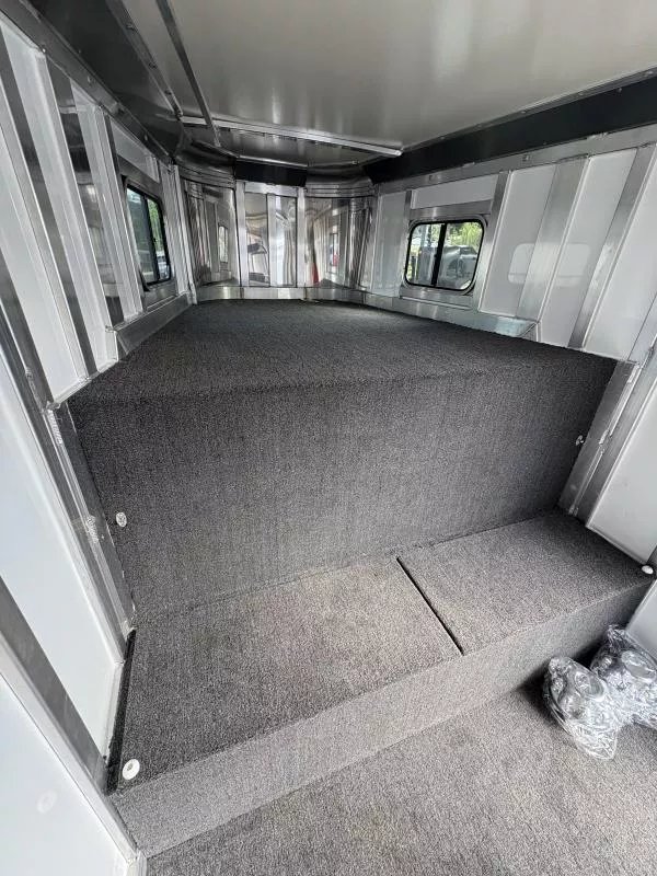 2026 Hart Trailers 3 Horse Solution GN Stock / Stock Combo Trailer