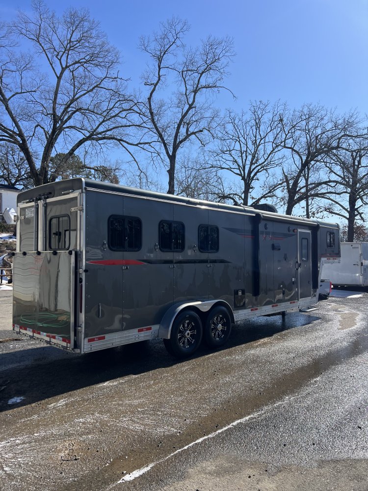 2022 Bison 7310 Silverado 3 Horse Living Quarters Trailer - Consignment Unit
