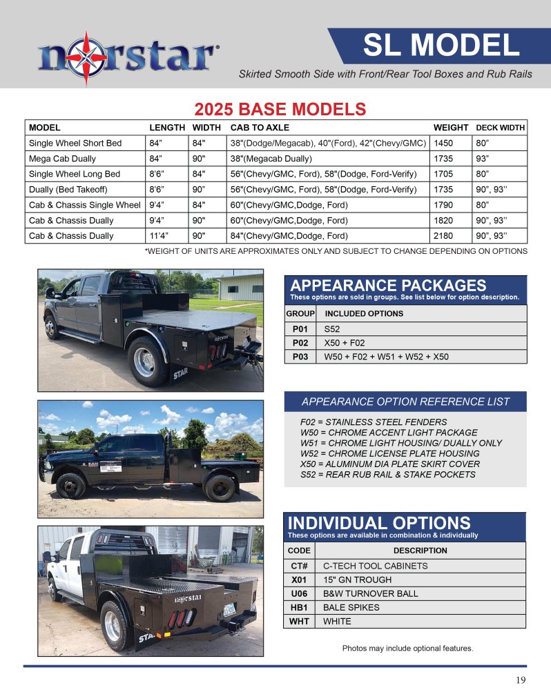 2025 Norstar Truck Bed SL 86 90 58NS8731