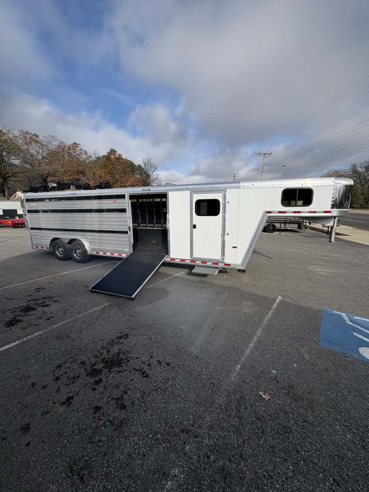 2026 Hart Trailers Lo Pro Expo 24' GN Stock / Stock Combo Trailer