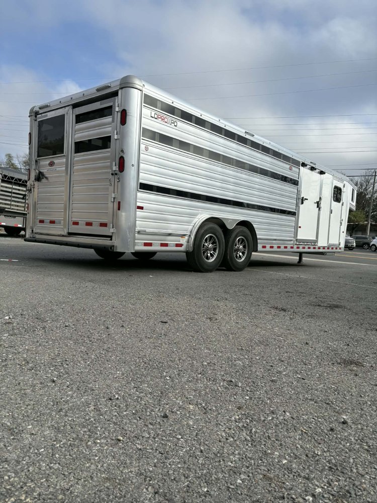 2026 Hart Trailers Lo Pro Expo 24' GN Stock / Stock Combo Trailer