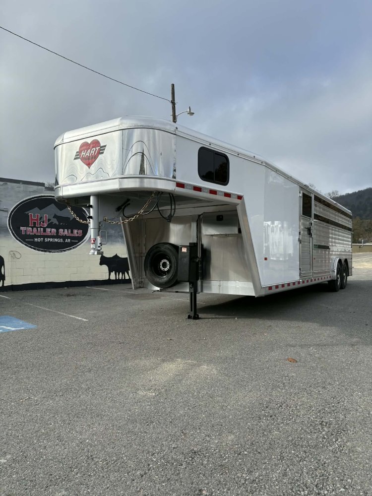 2026 Hart Trailers Lo Pro Expo 24' GN Stock / Stock Combo Trailer
