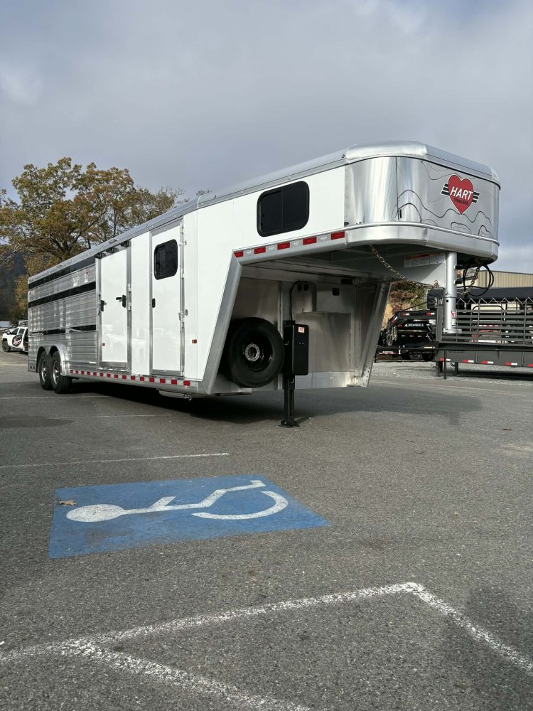 2026 Hart Trailers Lo Pro Expo 24' GN Stock / Stock Combo Trailer