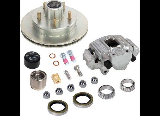 Dexter DB-35 Single-Wheel Disc Kit - 10" Zinc Rotor - 5 on 4-1/2 - 3.5K - 1-3/8" Spindle
