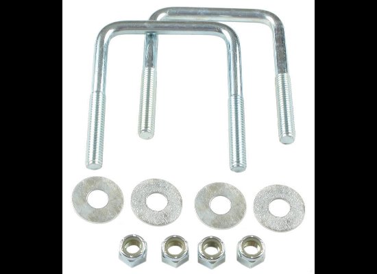 Trailer Square U-Bolts (Qty 2), 3-1/8" x 4" x 7/16"