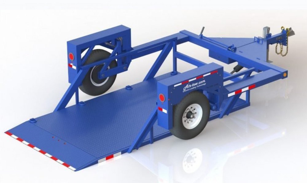 2024 Air Tow S12-55 75"X12' Landscape Trailer
