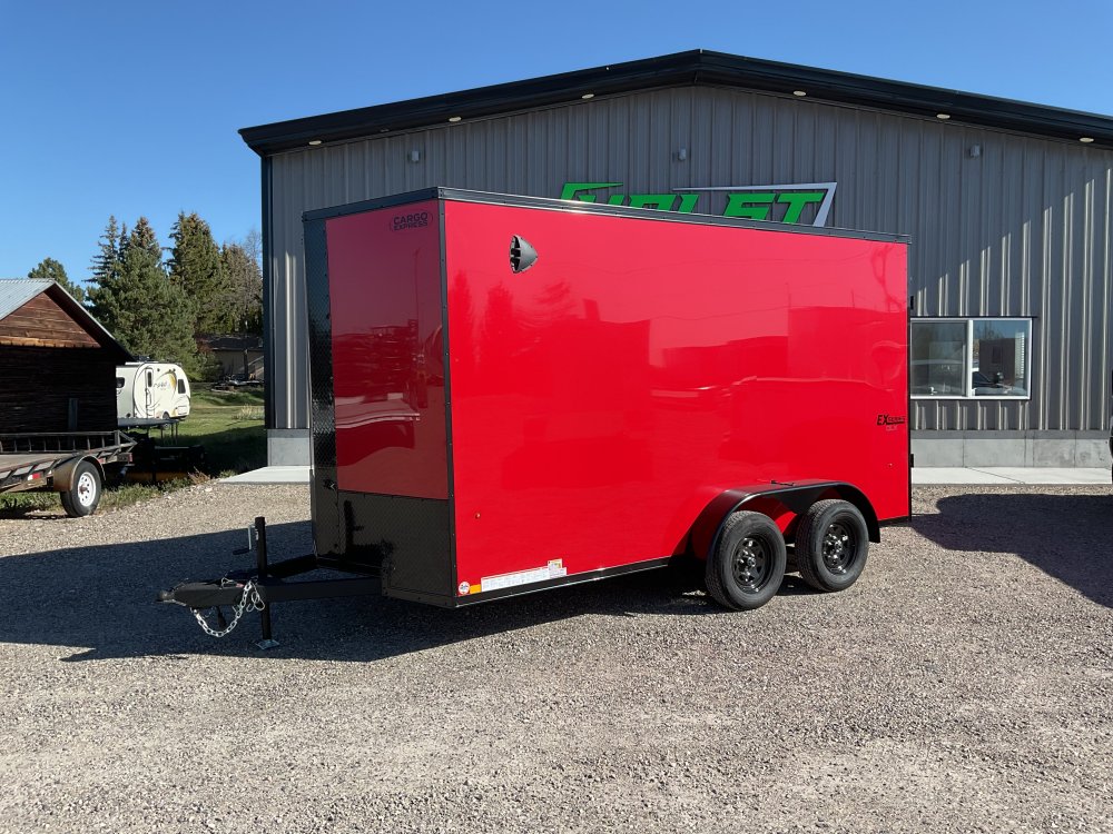 2026 Cargo Express 7X14 EX DLX V NOSE 7K RAMP Enclosed Cargo