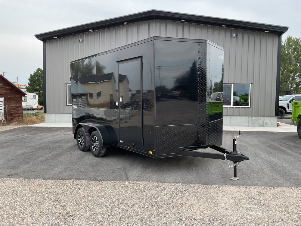2027 Cargo Express 7X14 EX DLX V NOSE 7K RAMP Enclosed Cargo