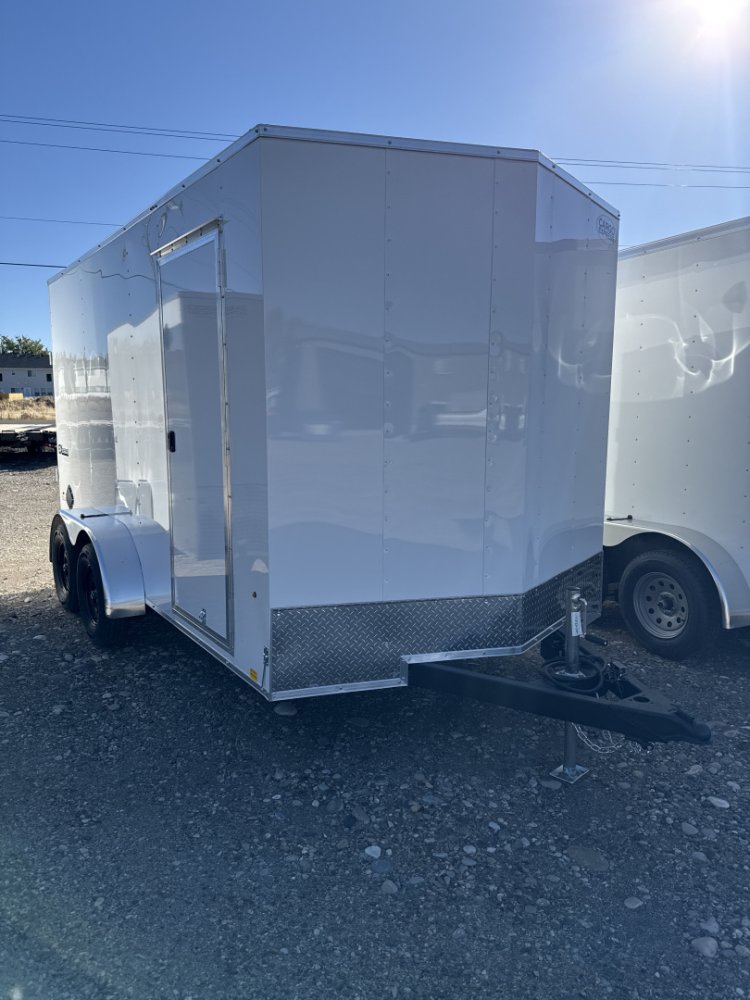2026 Cargo Express 7X14 EX DLX V NOSE 7K RAMP Cargo / Enclosed Trailer