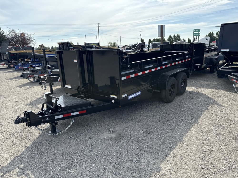 2025 Sure-Trac ST8214 82x14 14K Telescopic Dump Trailer