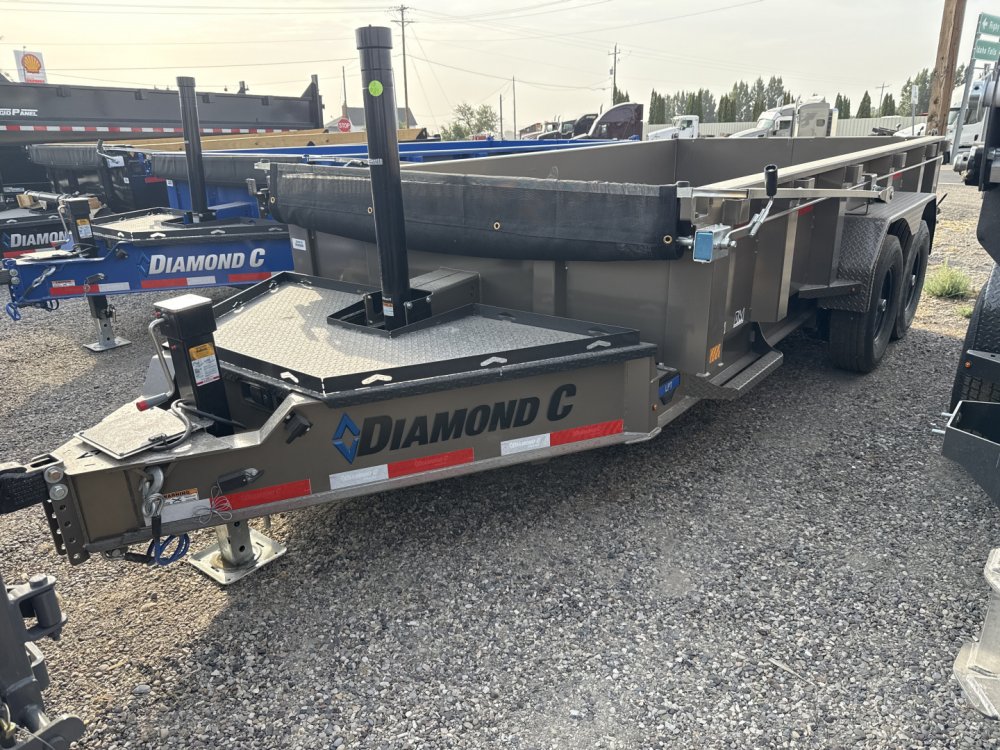 2026 Diamond C Trailers LPT207-14' 82X14 24" SIDES Dump Trailer