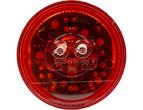 2.5" Red Round Marker Clearance Light w/ Reflex and 4 LED