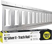 10' HORIZONTAL E-TRACK, GALVANIZED