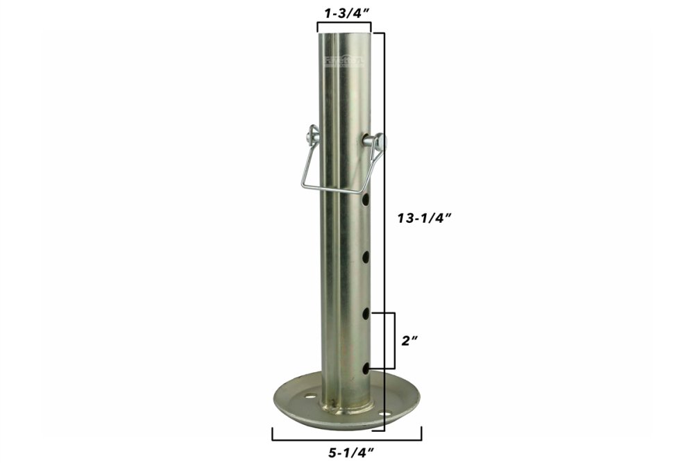 RAM DROP LEG FOR A-FRAM TUBE JACKS, ROUND