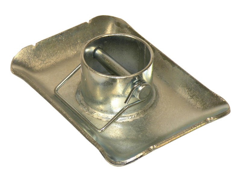 RAM JACK FOOT, 1.7", ZINC