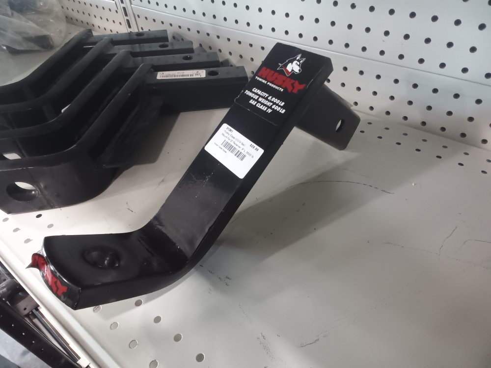 Husky Class II/III/IV Ball Mount For 2" Receiver, 9" L, 3500 lb