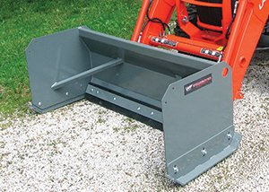 24 Series 6' Snow Pusher w/ Rubber Edge