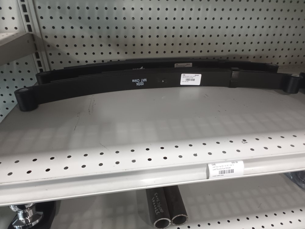 Leaf Spring 25-1/4" X 1-34" 5 Leaf Double Eye 5800#