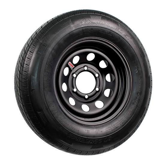 225/75R15 6x5.5 Black 10 Ply spare