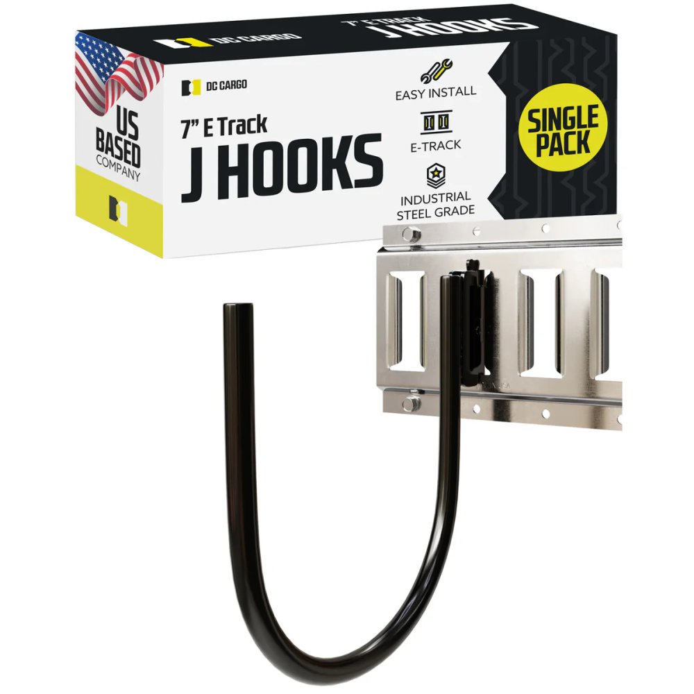 E-TRACK J HOOK, 7"